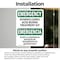 Signmission Safety Culture Sign, 5 in Width, Vinyl Decal, Rectangle, Bilingual OS-2PACK-EM-D-57-L-10335 - alternate 3